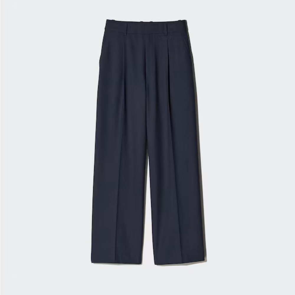 Uniqlo Pleated Wide Pant - size medium